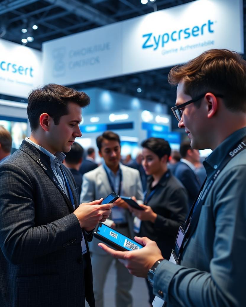 Events — VYNK digital business card in use